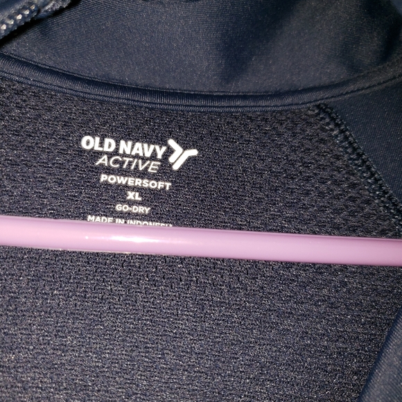 Old Navy PowerSoft Full Zip Jacket. Size XL, in navy blue color - Picture 5 of 7